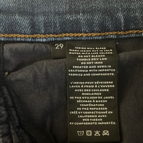 J Brand Alana High Rise Crop Skinny Jeans Size 29 - Picture 8 of 9